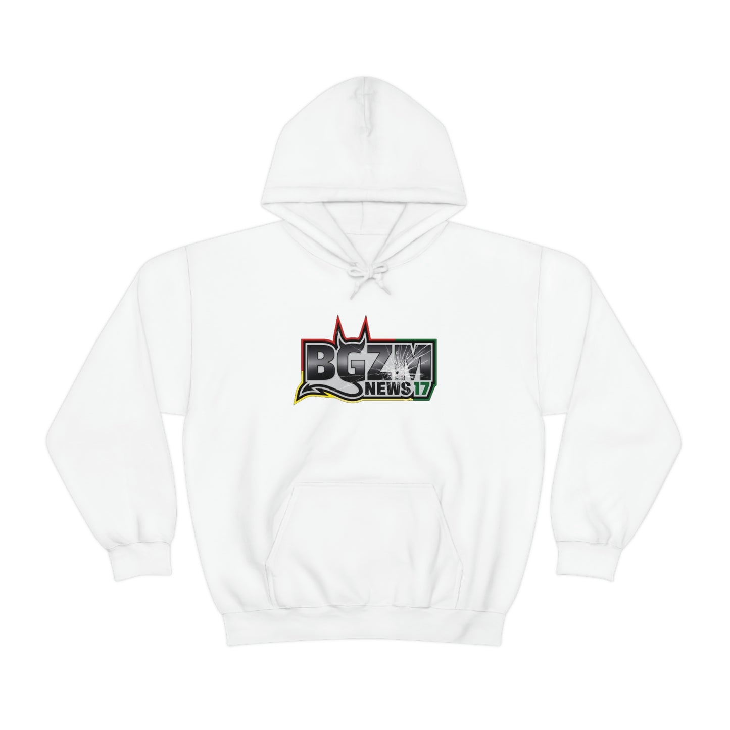 Unisex Heavy Blend™ BGZM NEWS 17 SHOT LOGO Hooded Sweatshirt