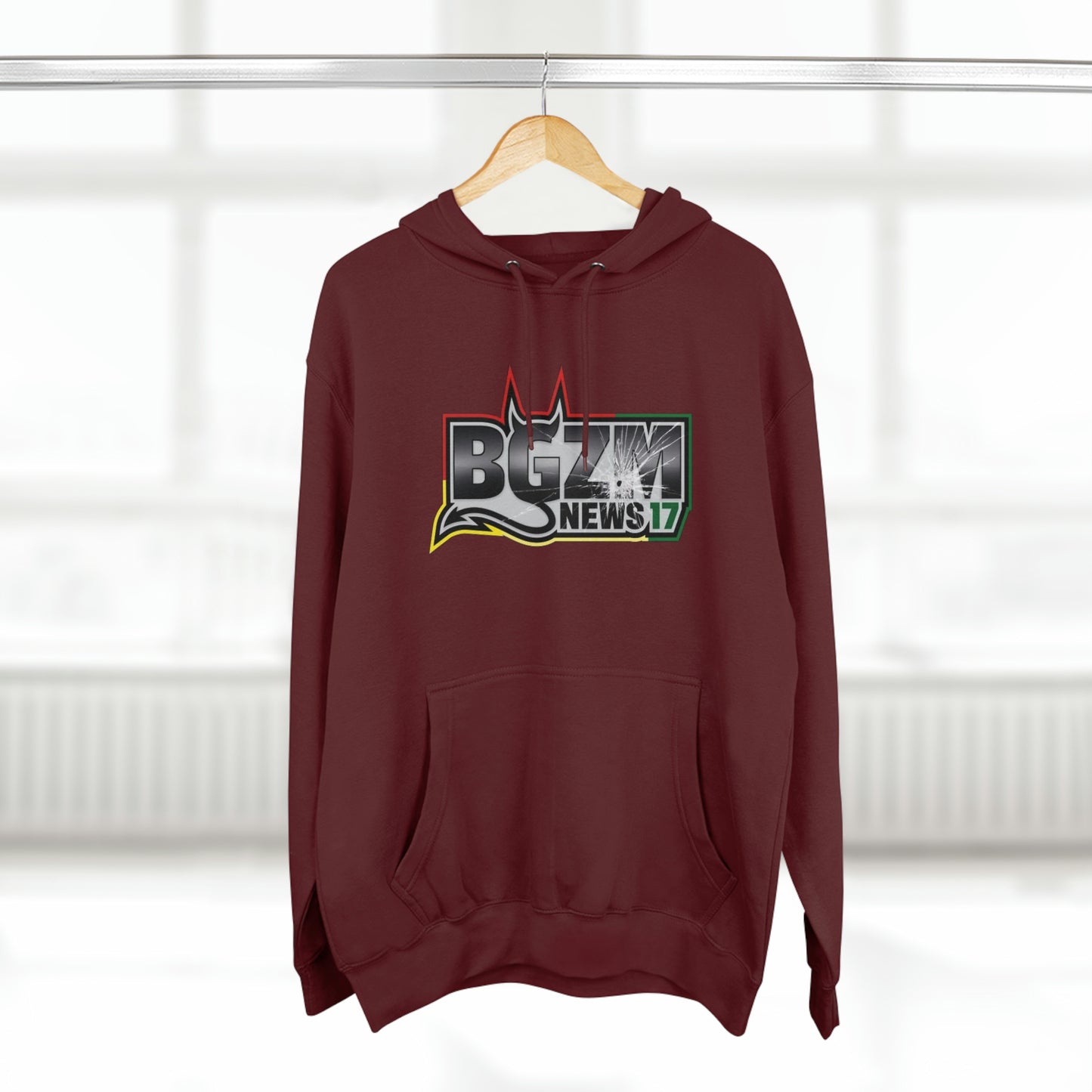 Unisex Premium BGZM NEWS 17 Pullover Hoodie