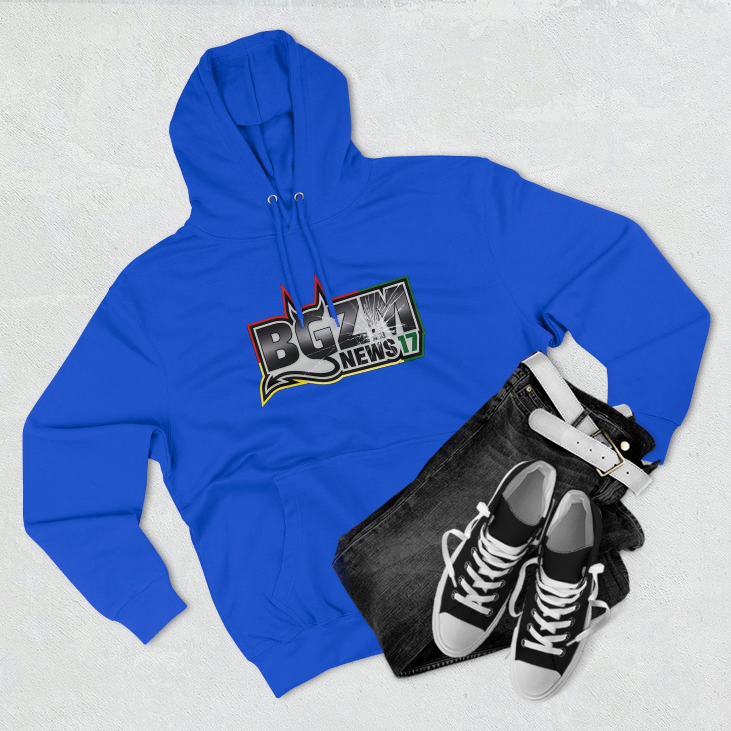 Unisex Premium BGZM NEWS 17 Pullover Hoodie