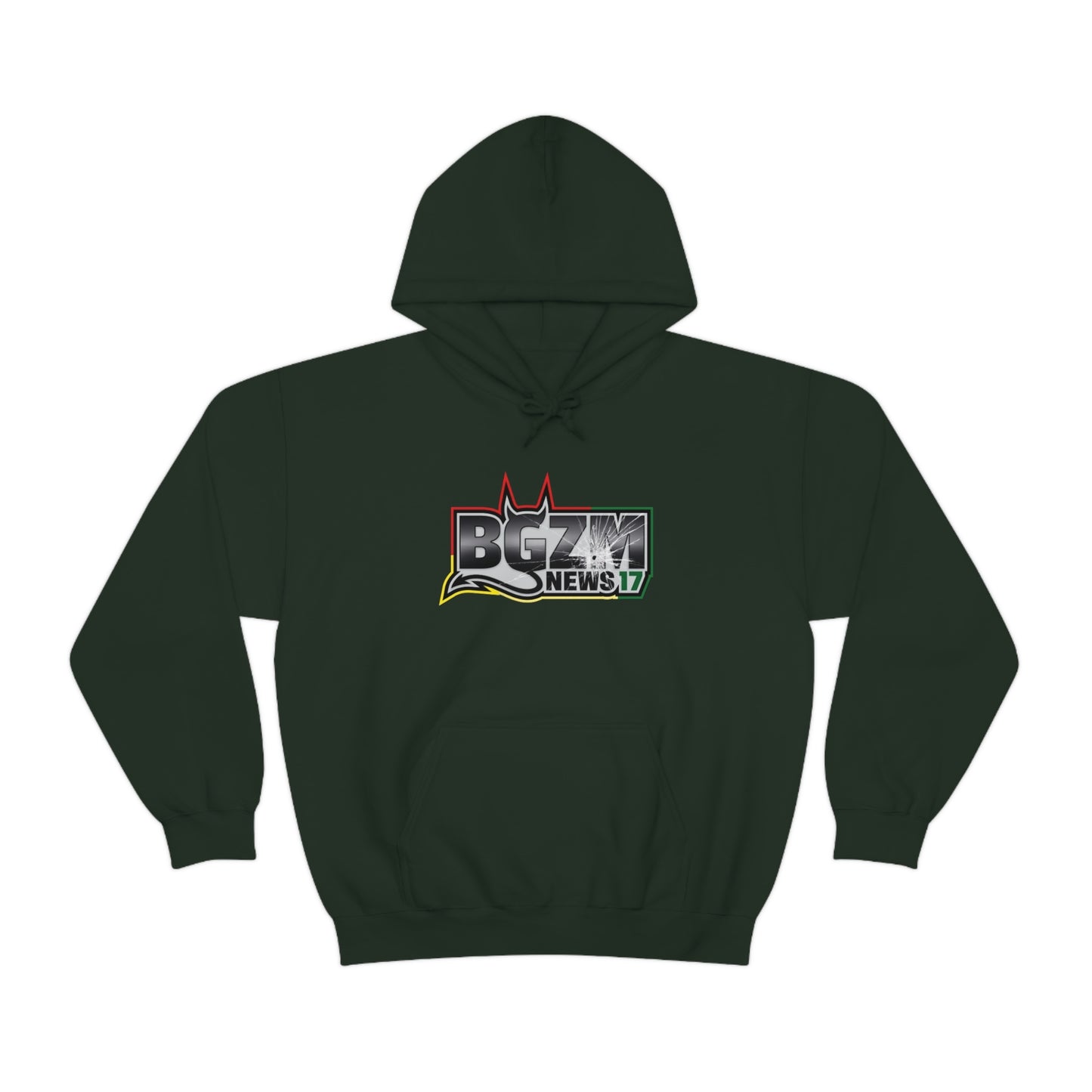Unisex Heavy Blend™ BGZM NEWS 17 SHOT LOGO Hooded Sweatshirt