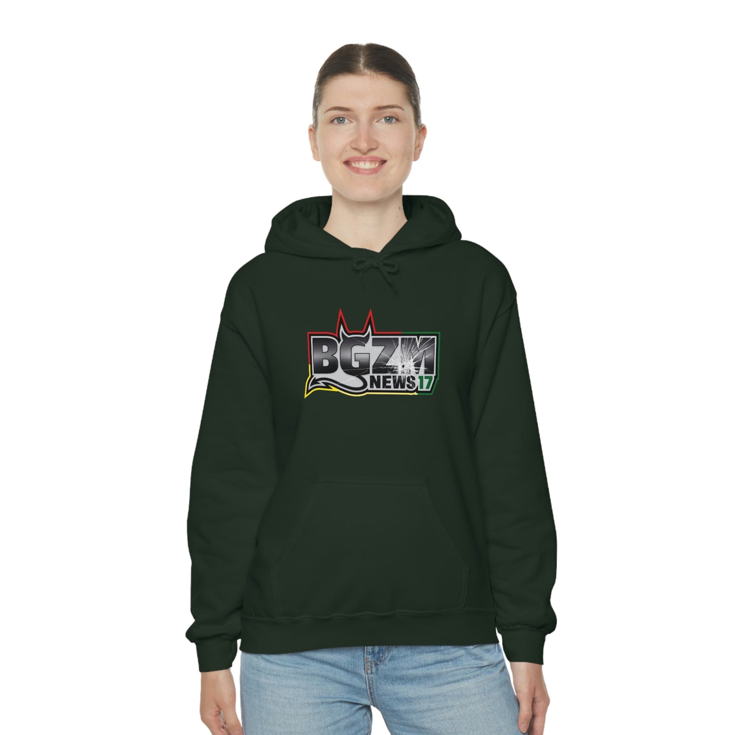 Unisex Heavy Blend™ BGZM NEWS 17 SHOT LOGO Hooded Sweatshirt