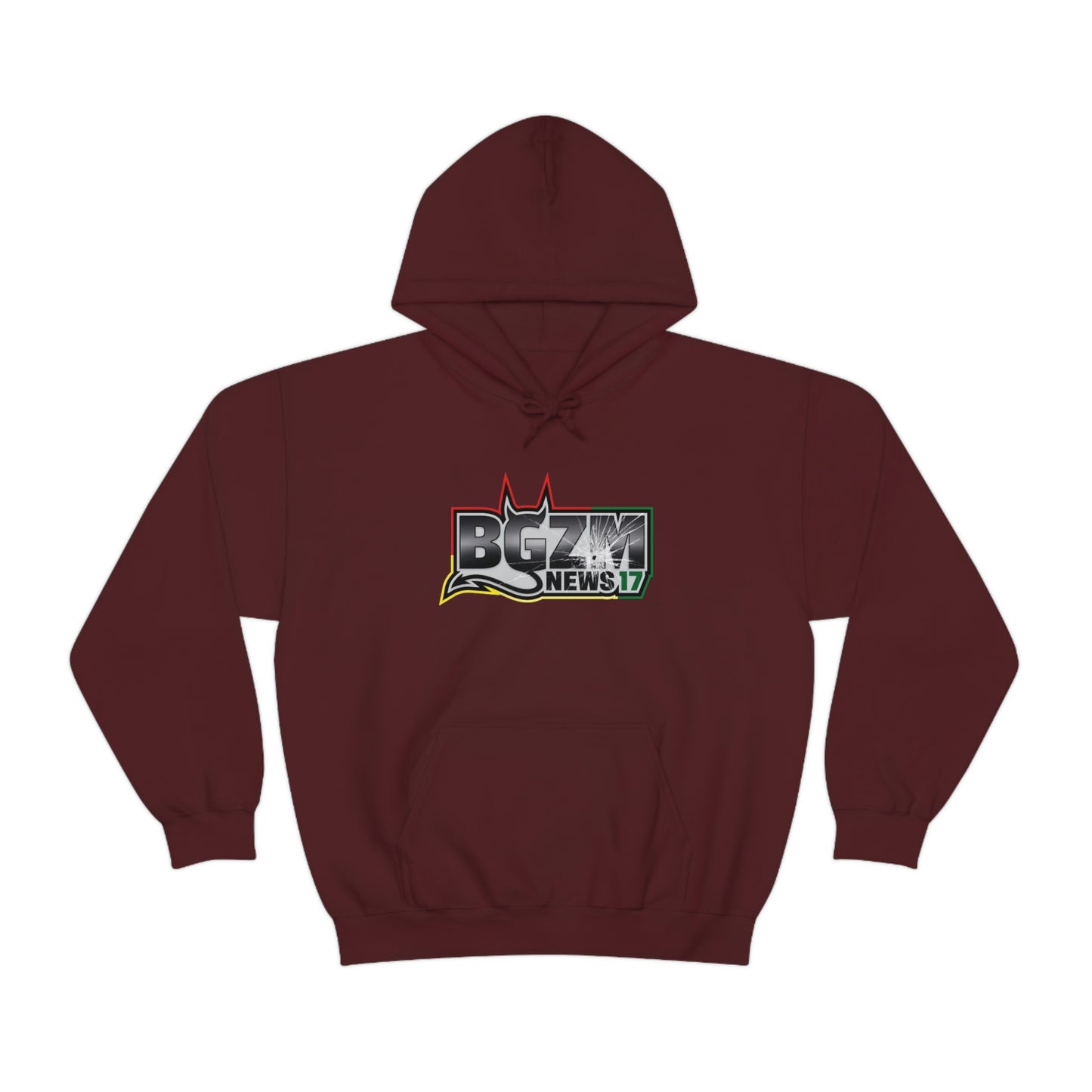 Unisex Heavy Blend™ BGZM NEWS 17 SHOT LOGO Hooded Sweatshirt