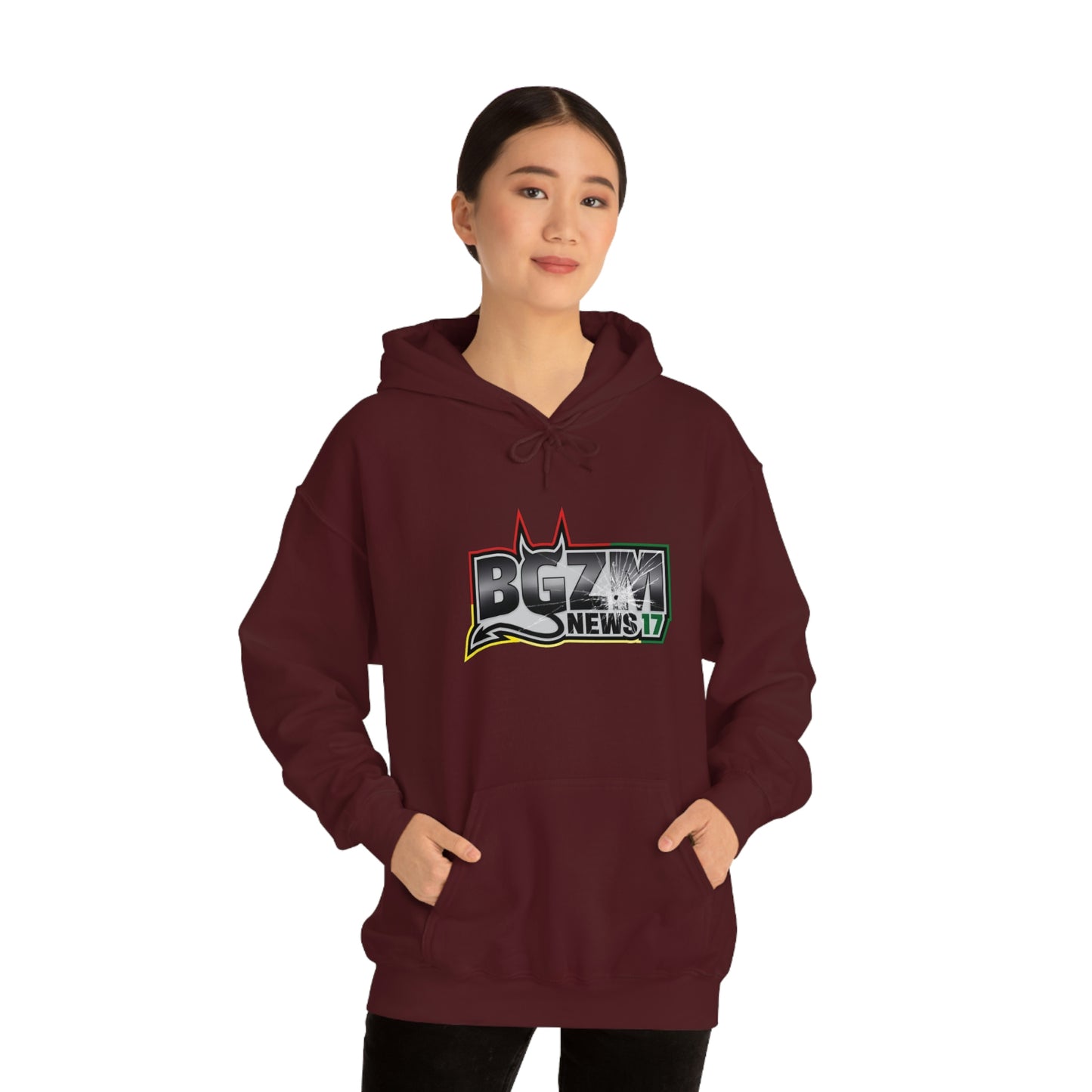 Unisex Heavy Blend™ BGZM NEWS 17 SHOT LOGO Hooded Sweatshirt