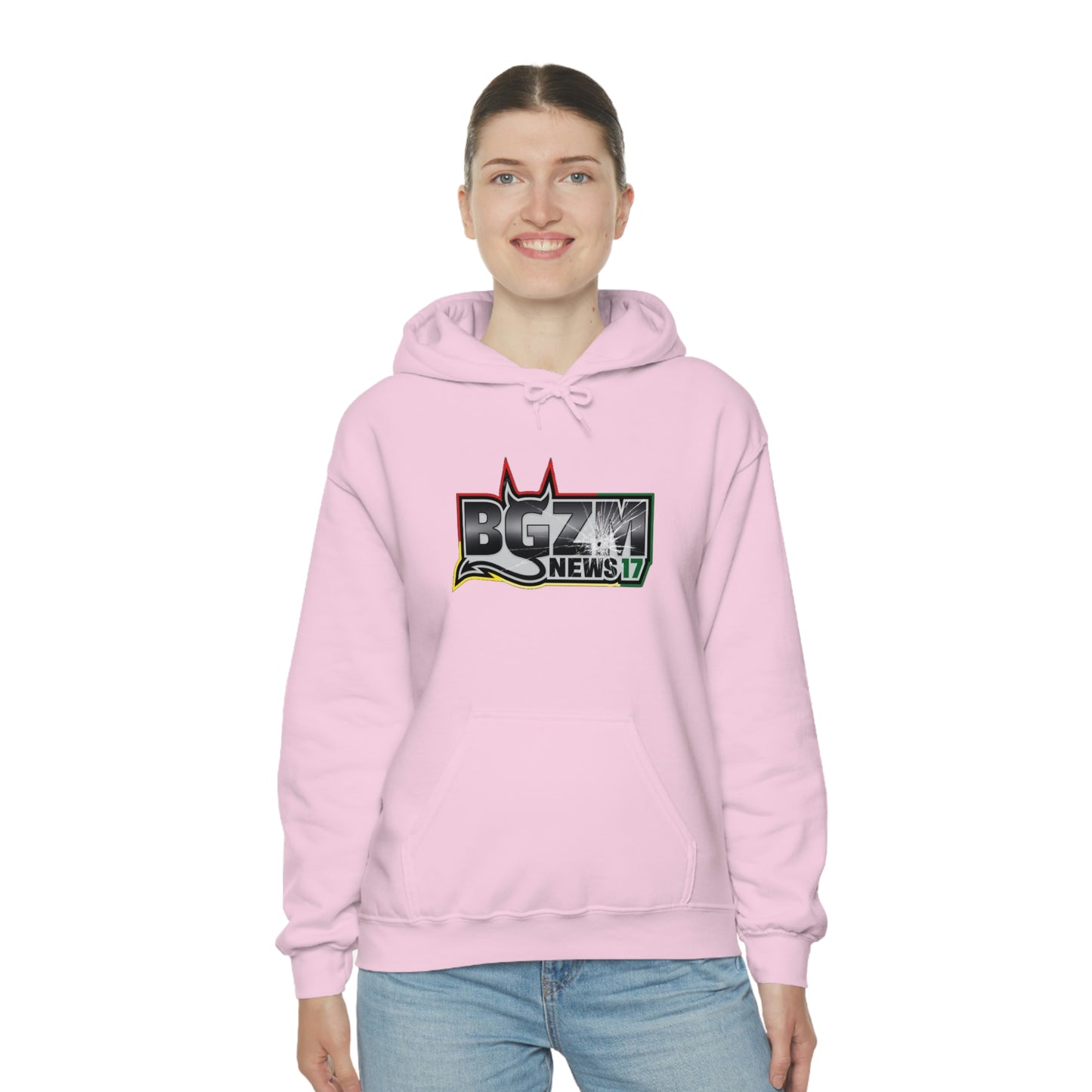 Unisex Heavy Blend™ BGZM NEWS 17 SHOT LOGO Hooded Sweatshirt
