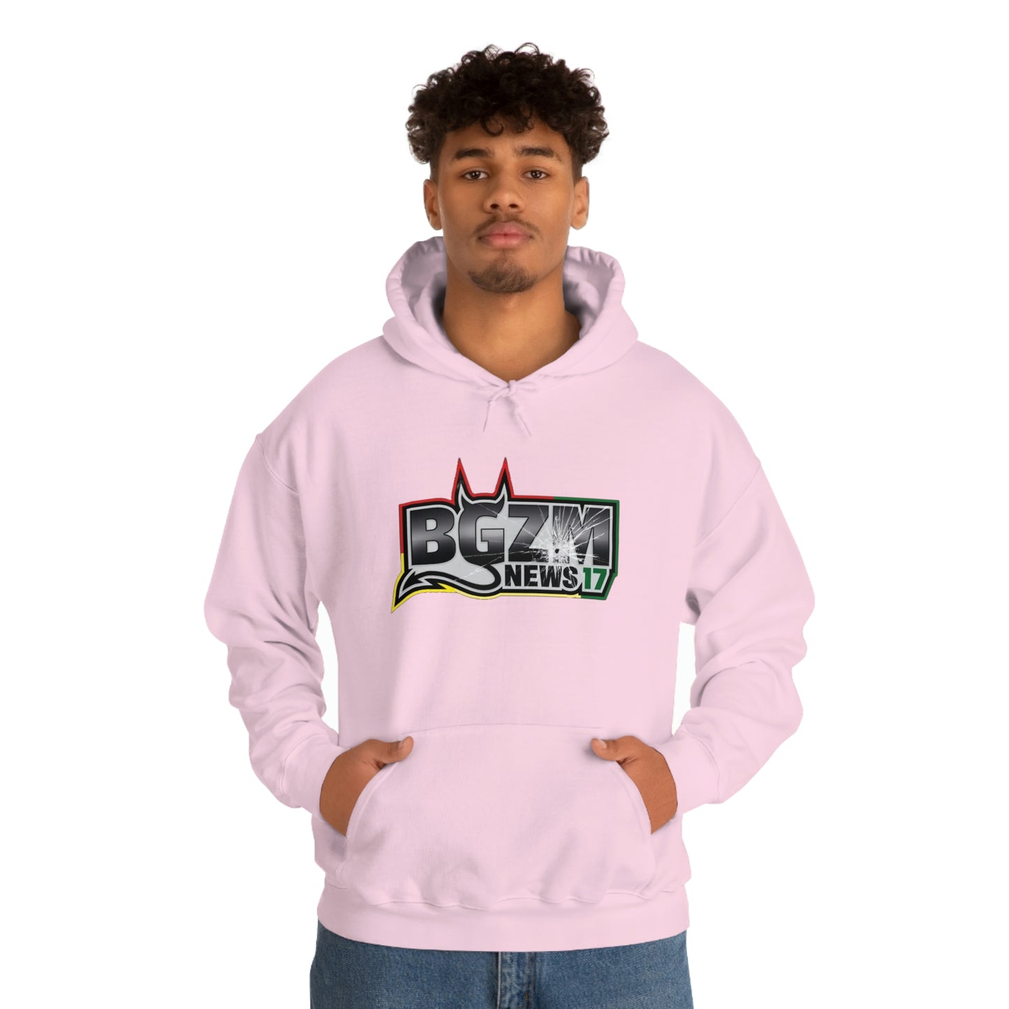Unisex Heavy Blend™ BGZM NEWS 17 SHOT LOGO Hooded Sweatshirt