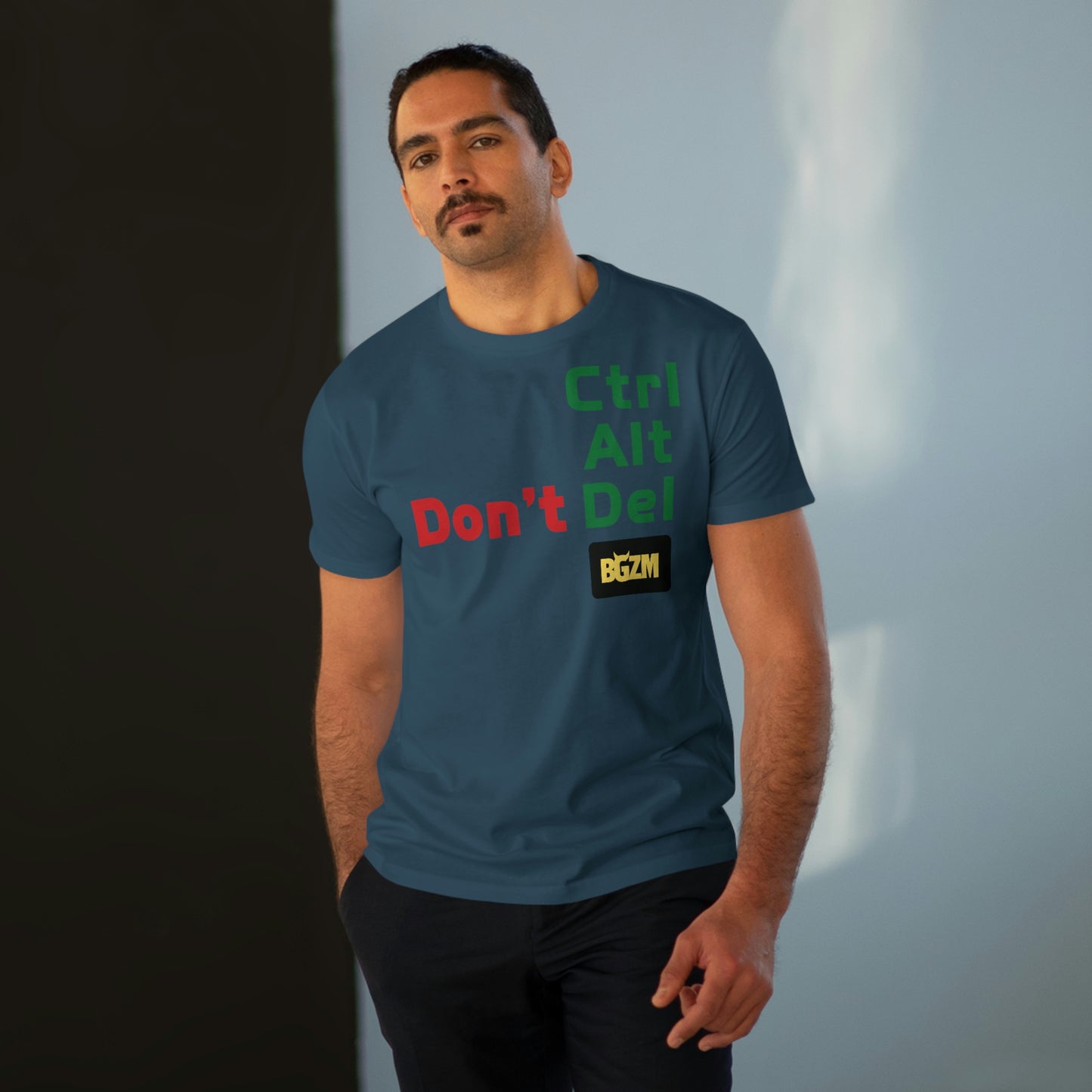 Men's Modern-fit ctrl alt don't delete  Tee