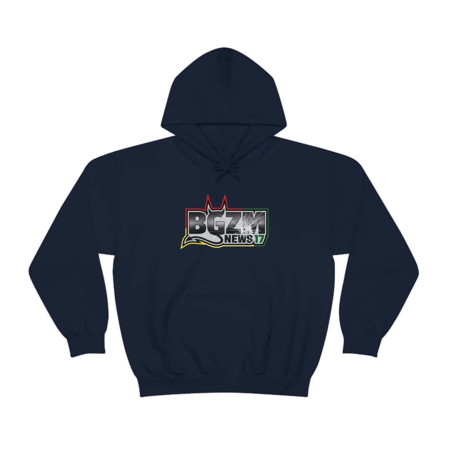 Unisex Heavy Blend™ BGZM NEWS 17 SHOT LOGO Hooded Sweatshirt
