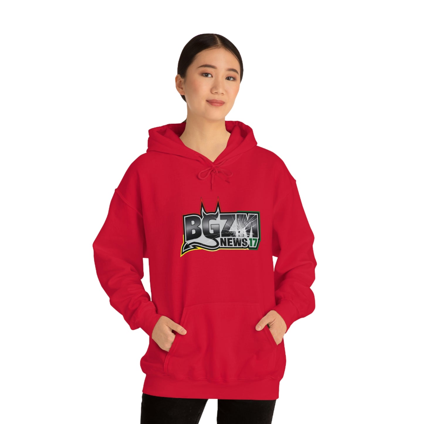 Unisex Heavy Blend™ BGZM NEWS 17 SHOT LOGO Hooded Sweatshirt