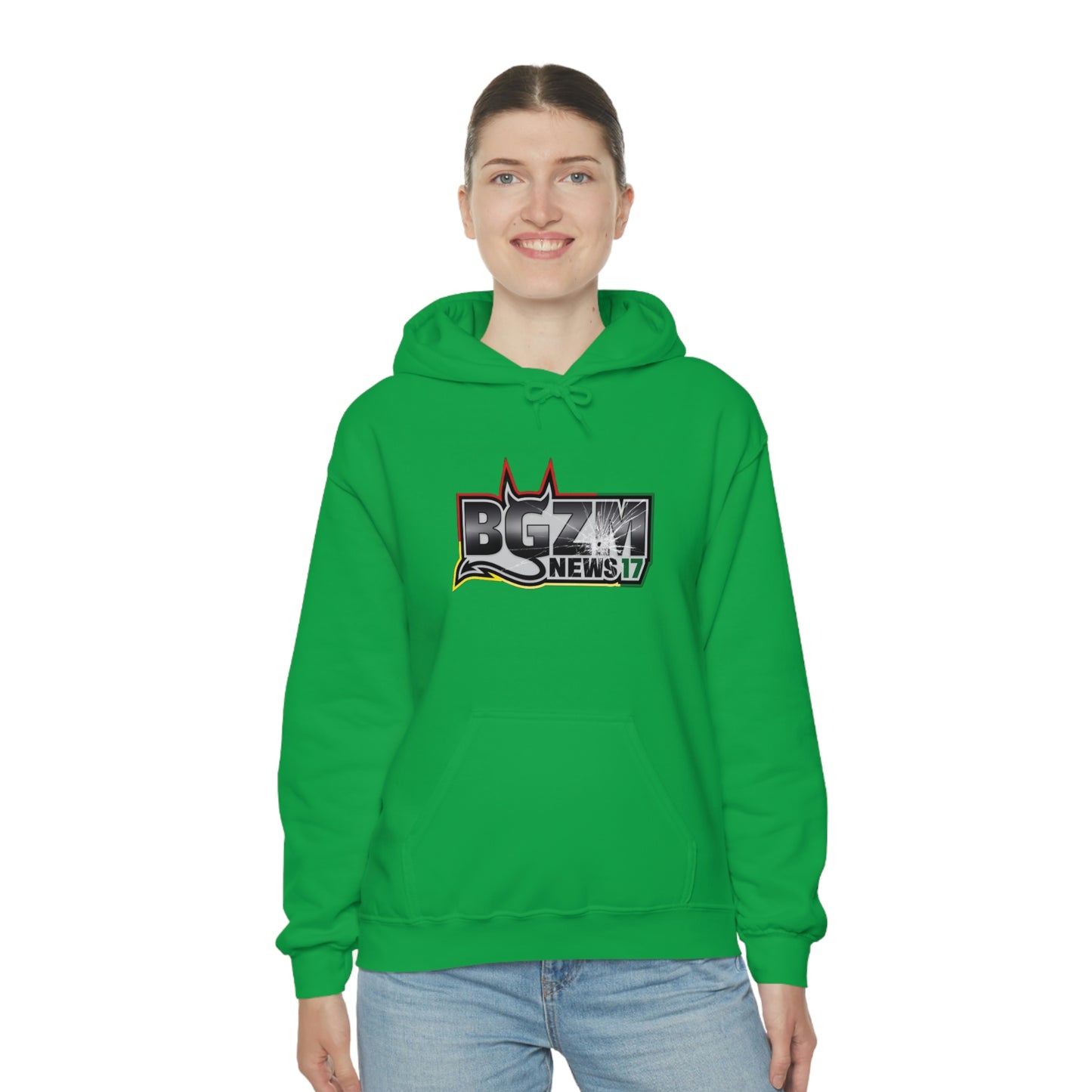 Unisex Heavy Blend™ BGZM NEWS 17 SHOT LOGO Hooded Sweatshirt