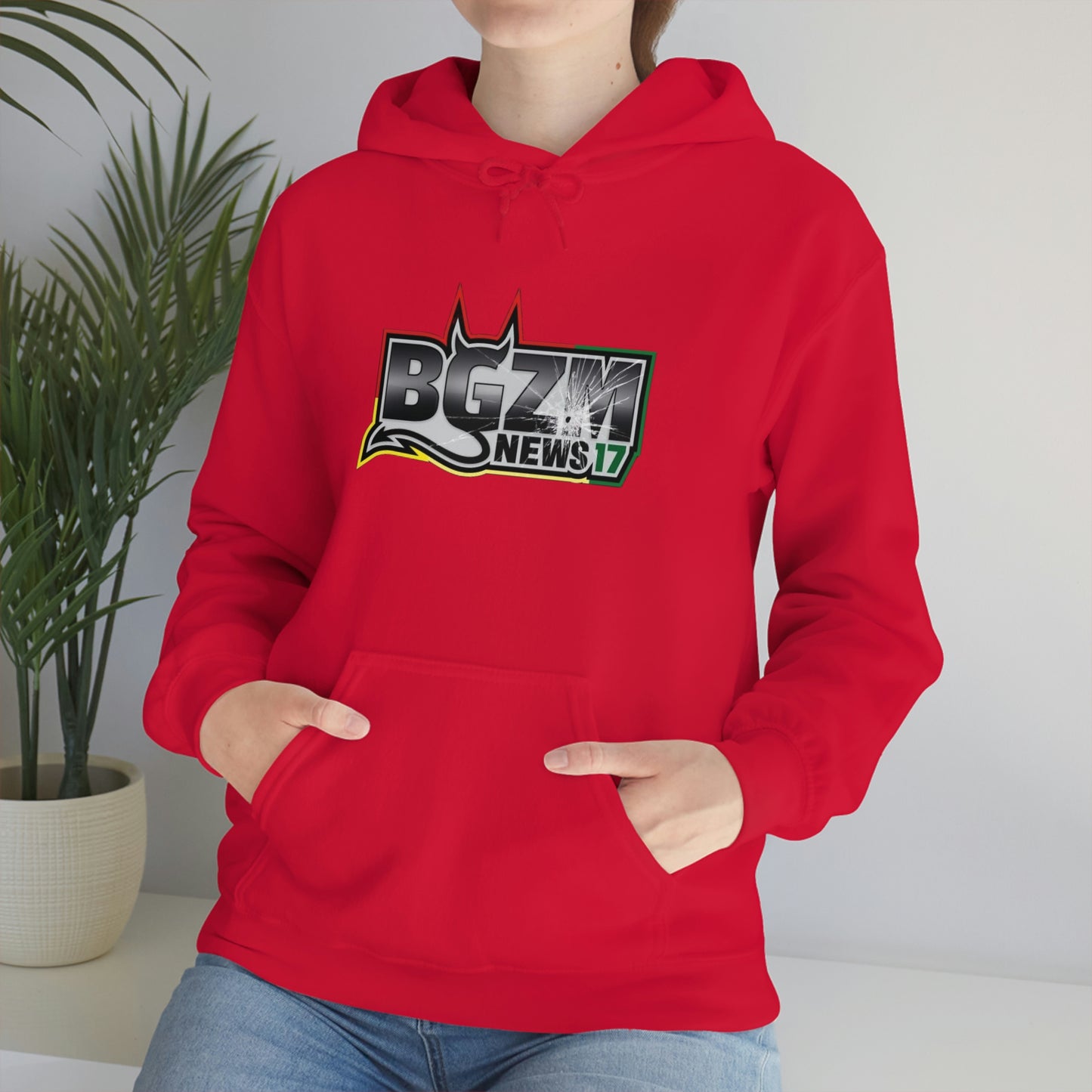 Unisex Heavy Blend™ BGZM NEWS 17 SHOT LOGO Hooded Sweatshirt