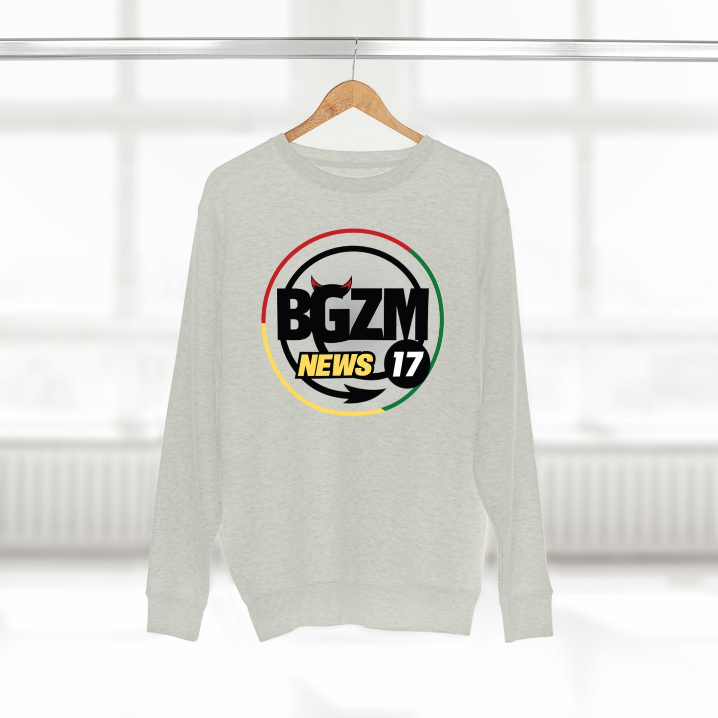 Unisex BGZM NEWS 17 Premium Crewneck Sweatshirt