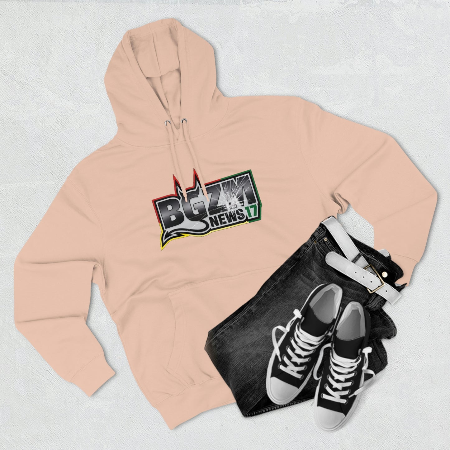 Unisex Premium BGZM NEWS 17 Pullover Hoodie