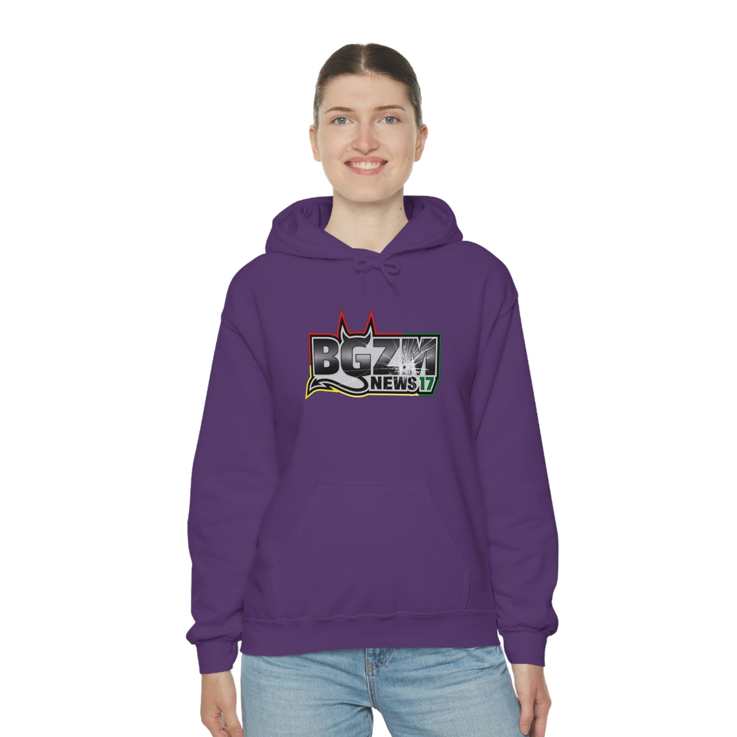 Unisex Heavy Blend™ BGZM NEWS 17 SHOT LOGO Hooded Sweatshirt