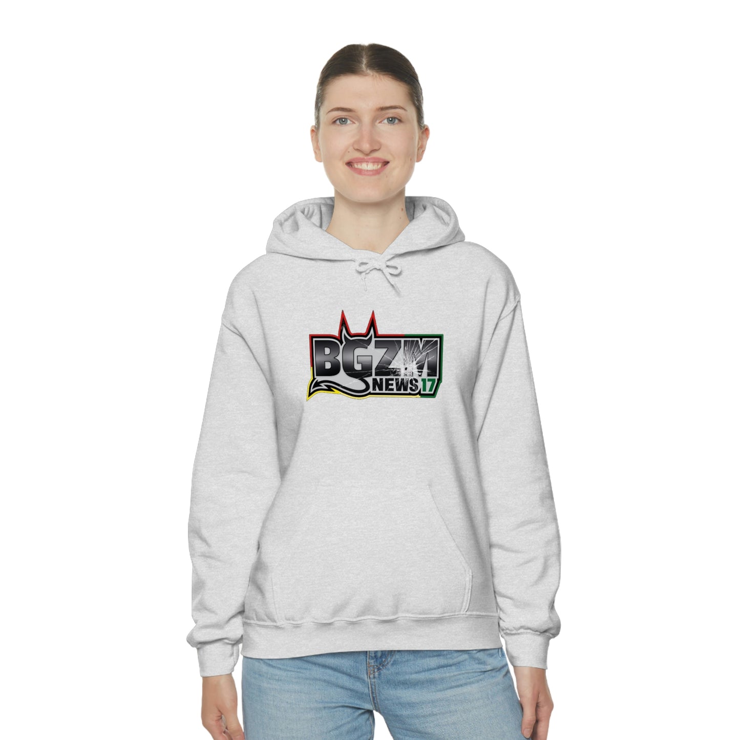 Unisex Heavy Blend™ BGZM NEWS 17 SHOT LOGO Hooded Sweatshirt