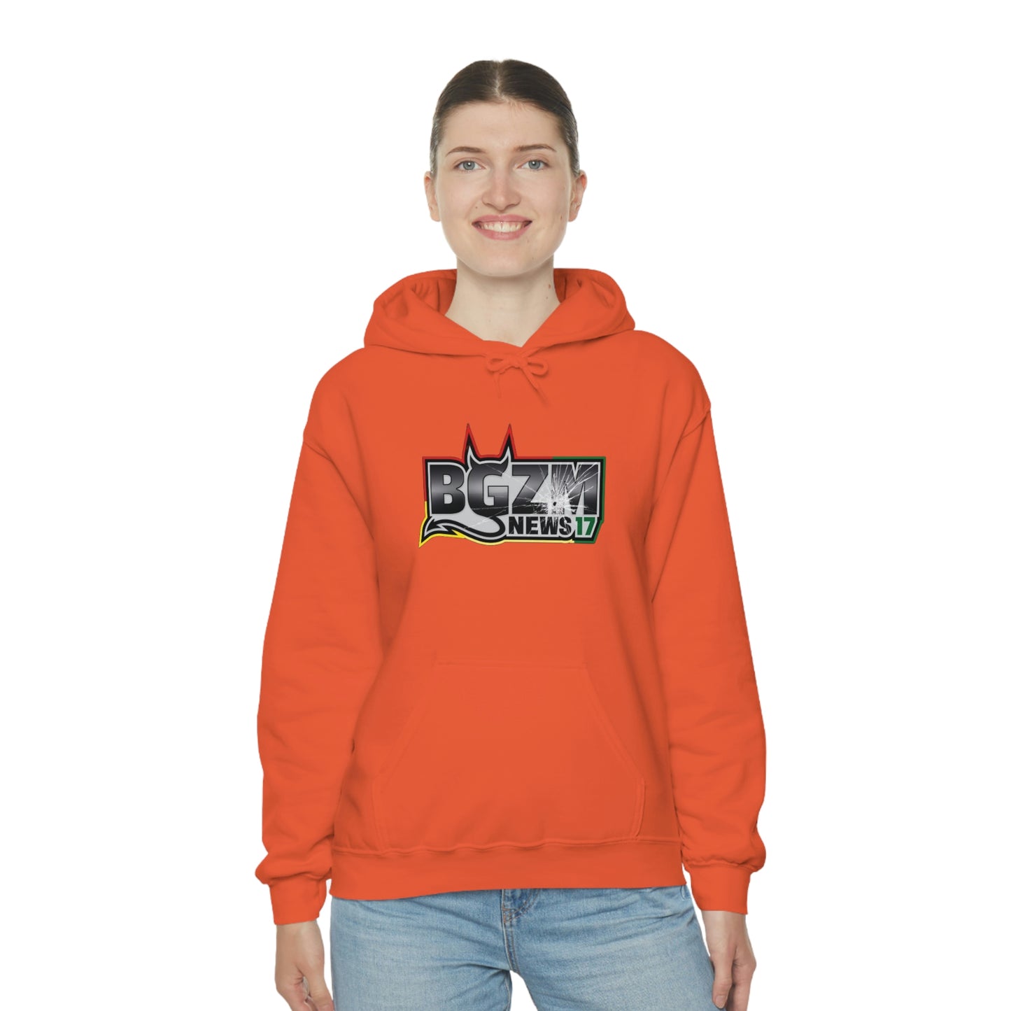 Unisex Heavy Blend™ BGZM NEWS 17 SHOT LOGO Hooded Sweatshirt