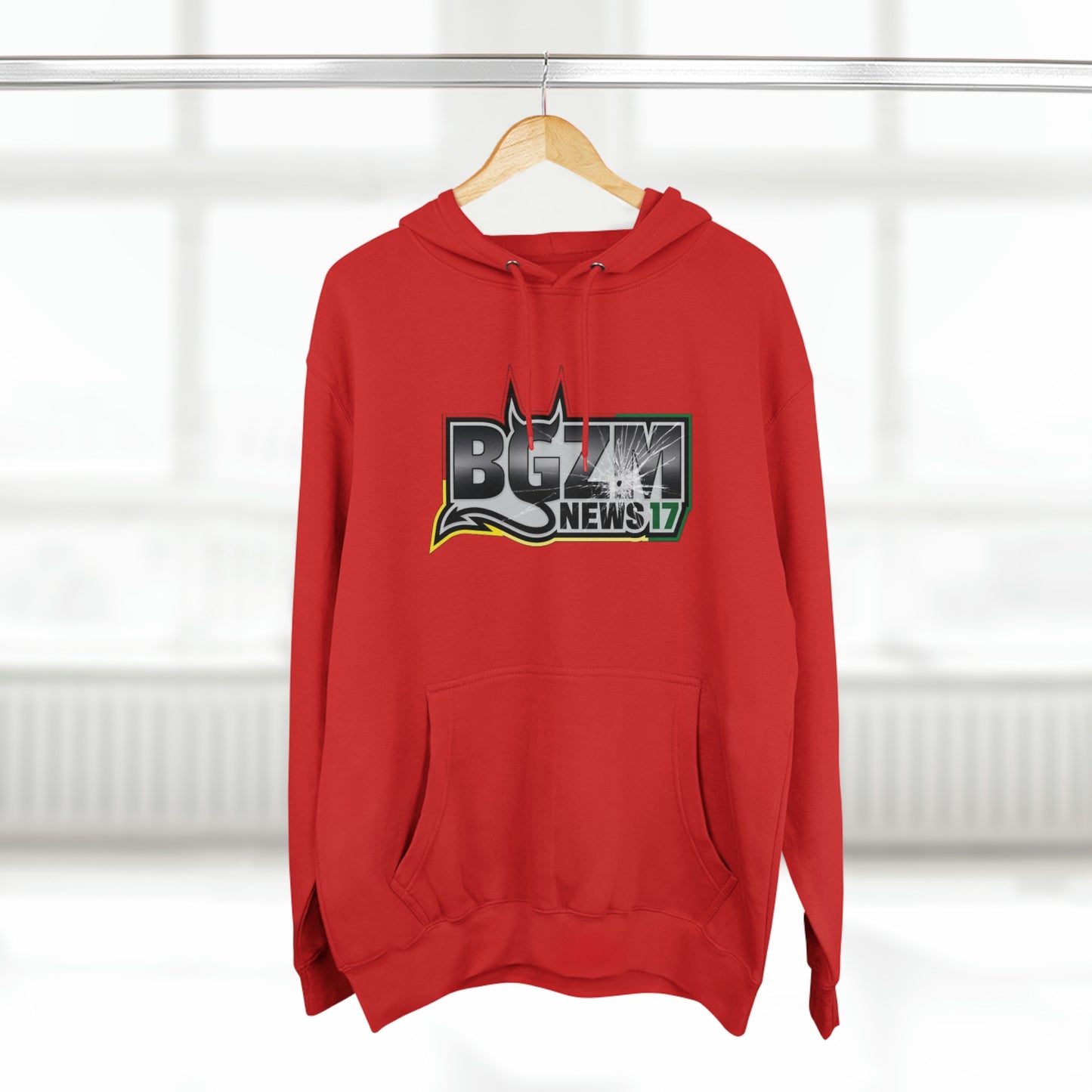 Unisex Premium BGZM NEWS 17 Pullover Hoodie