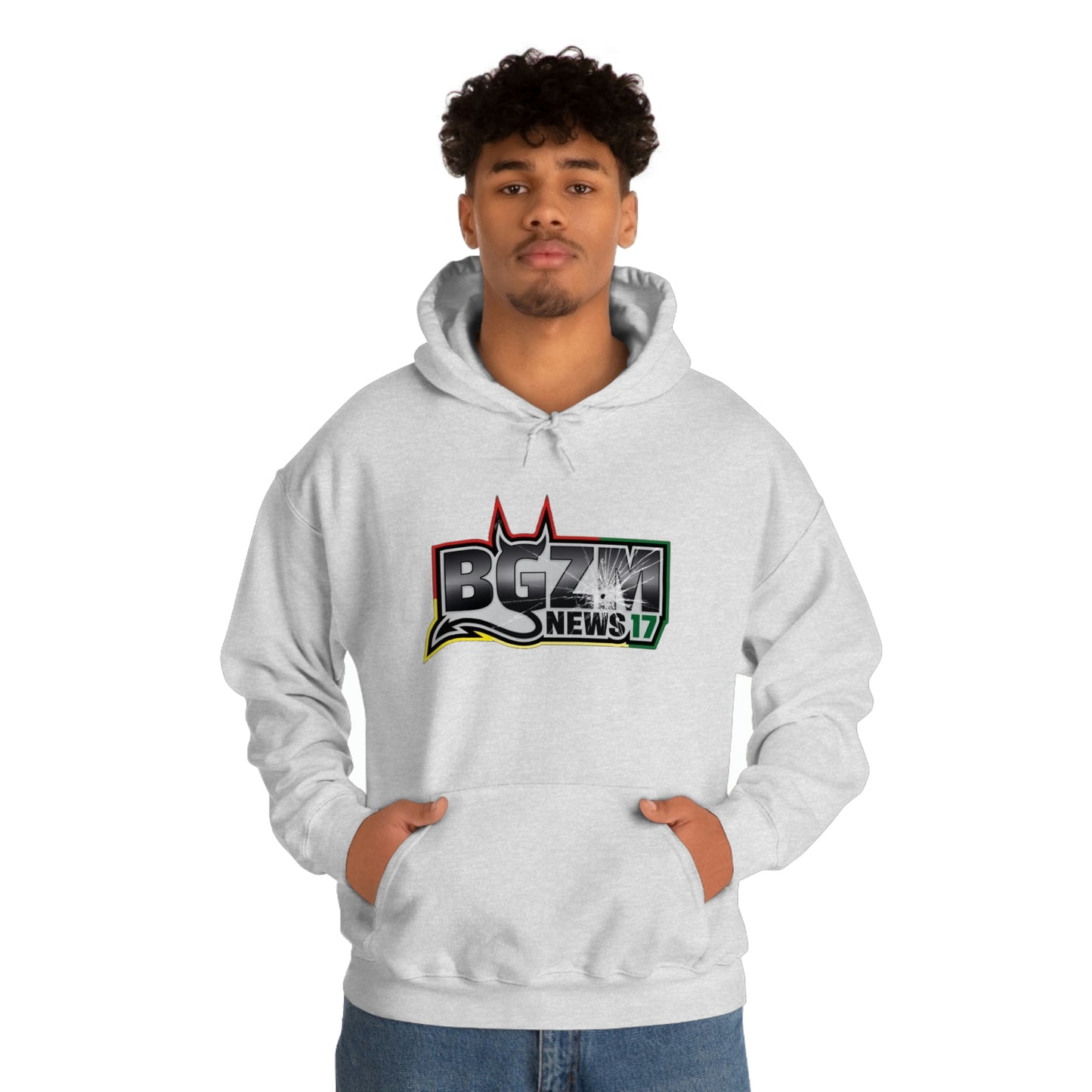 Unisex Heavy Blend™ BGZM NEWS 17 SHOT LOGO Hooded Sweatshirt