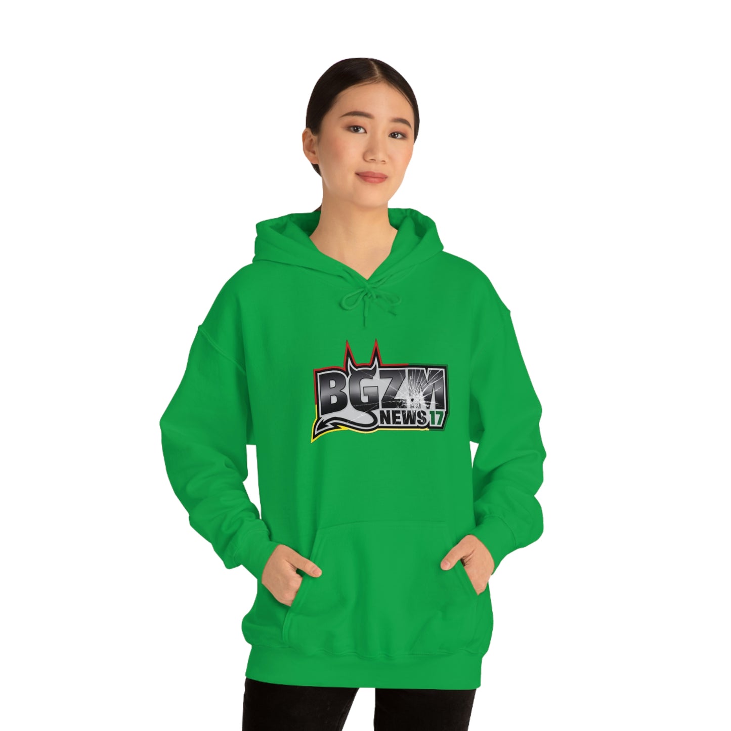 Unisex Heavy Blend™ BGZM NEWS 17 SHOT LOGO Hooded Sweatshirt