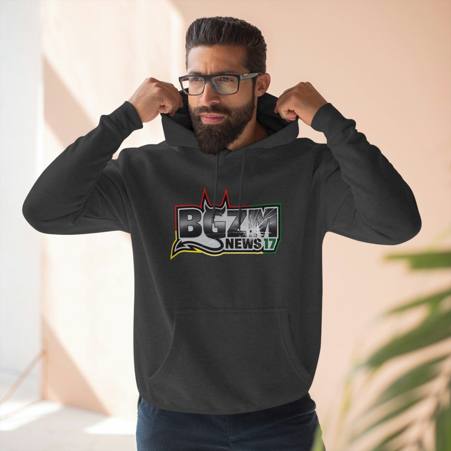 Unisex Premium BGZM NEWS 17 Pullover Hoodie