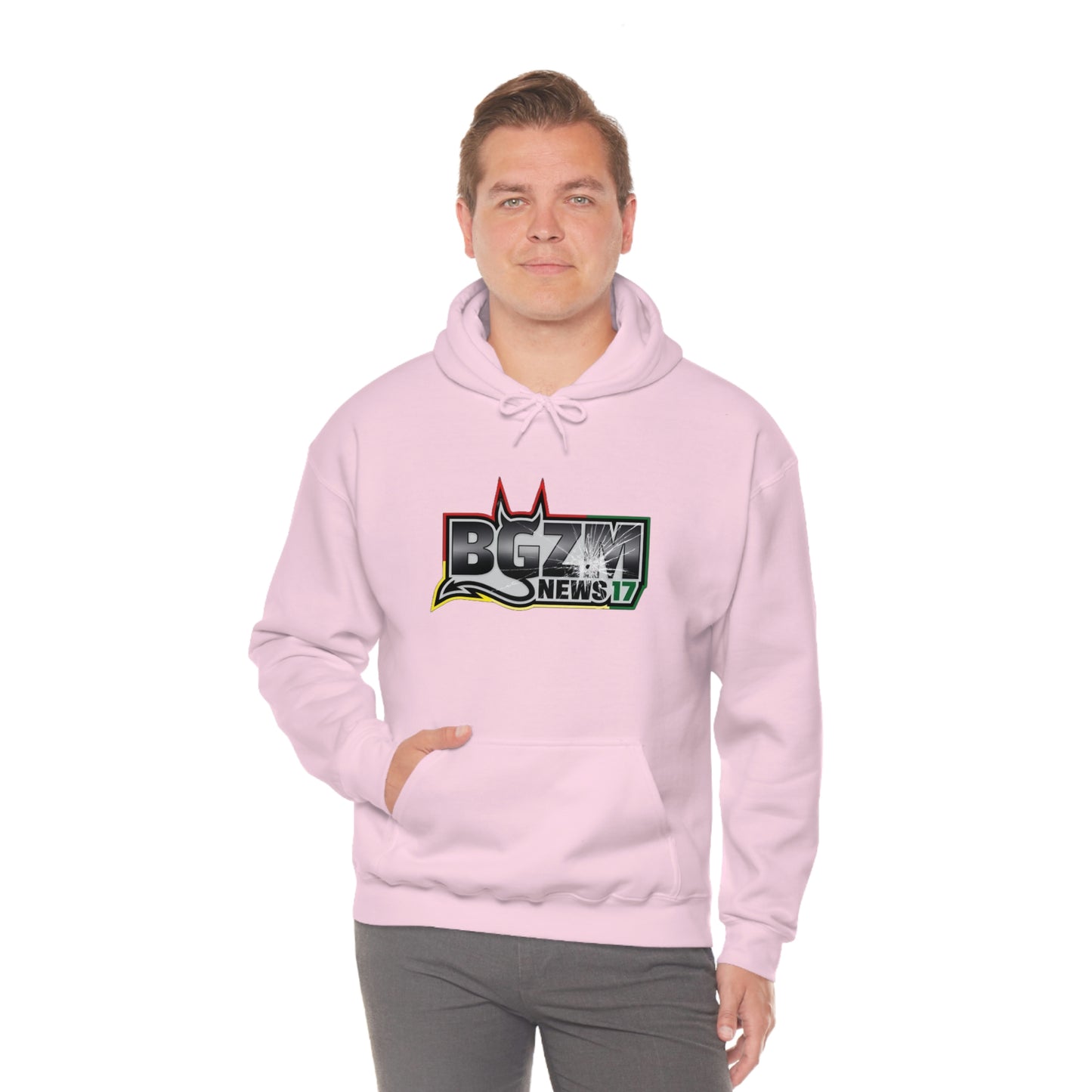 Unisex Heavy Blend™ BGZM NEWS 17 SHOT LOGO Hooded Sweatshirt