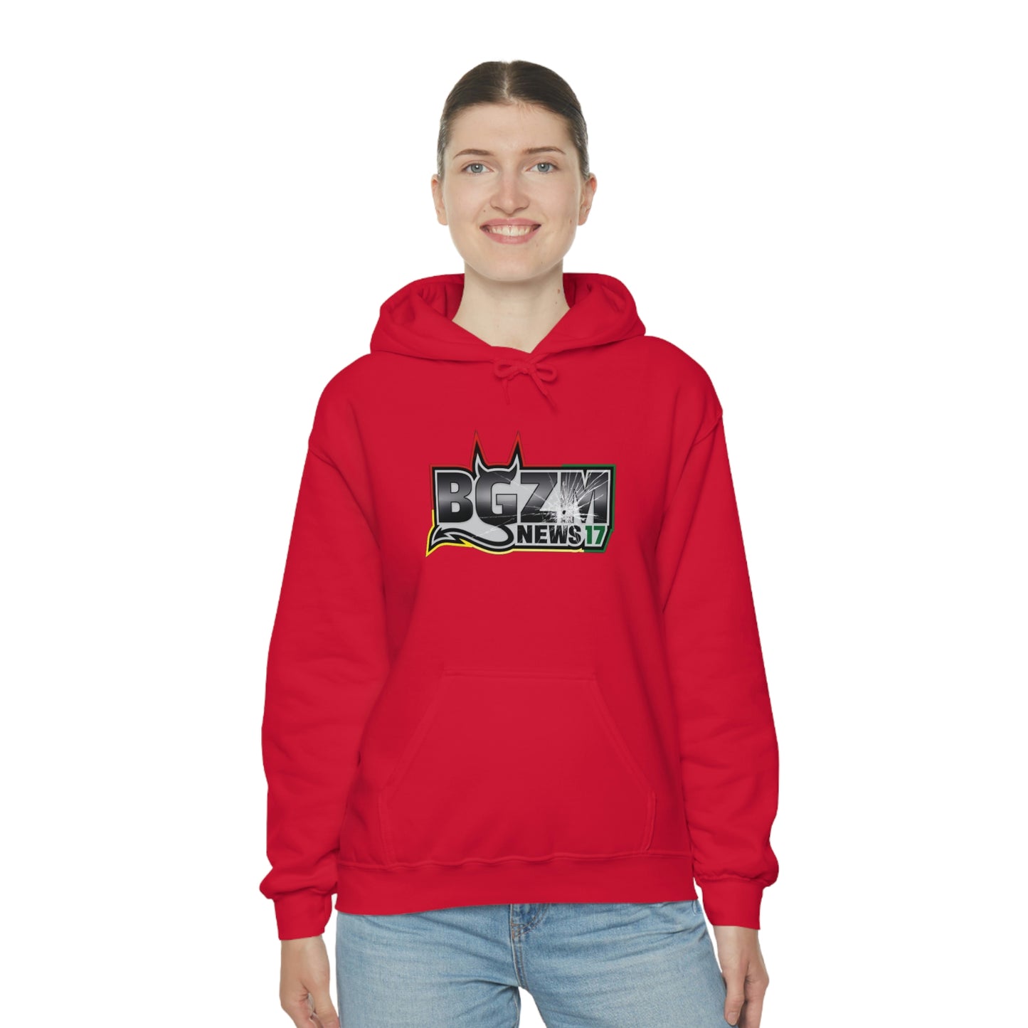 Unisex Heavy Blend™ BGZM NEWS 17 SHOT LOGO Hooded Sweatshirt