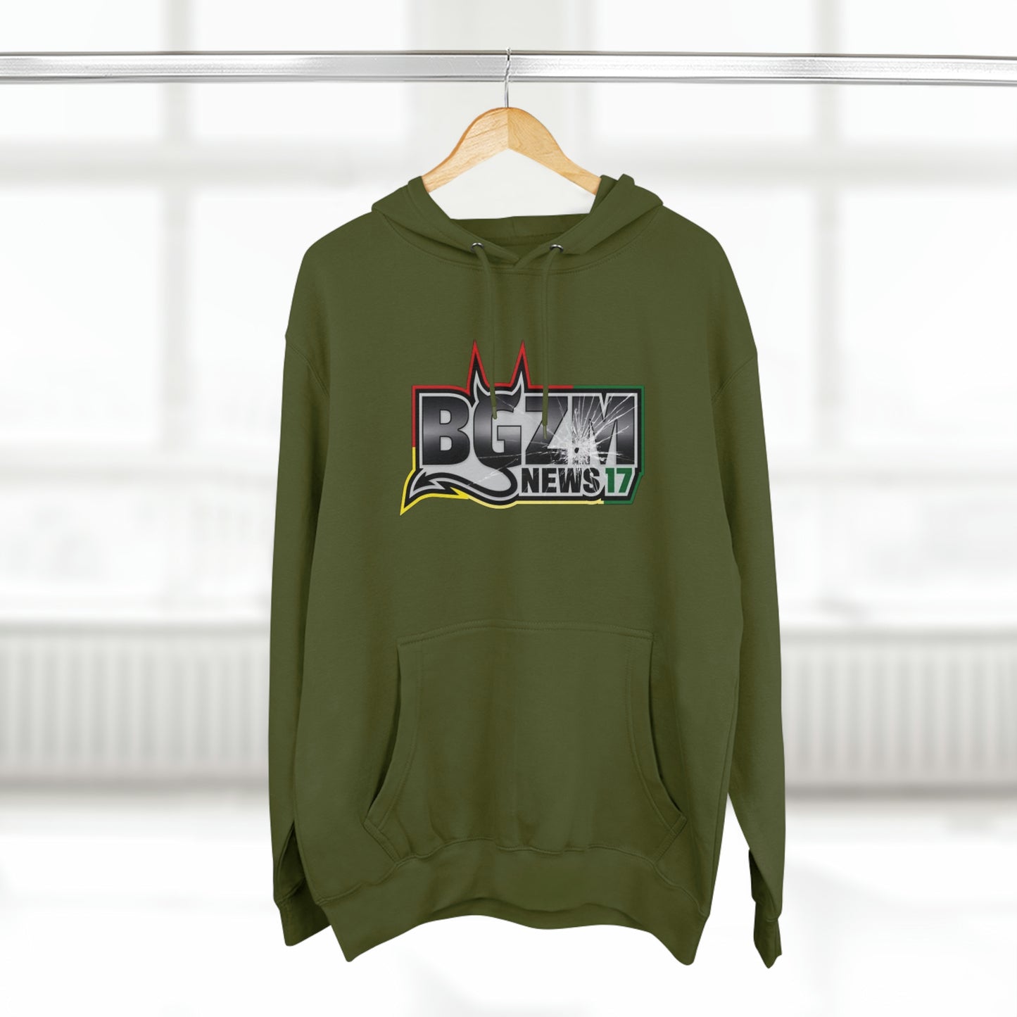 Unisex Premium BGZM NEWS 17 Pullover Hoodie