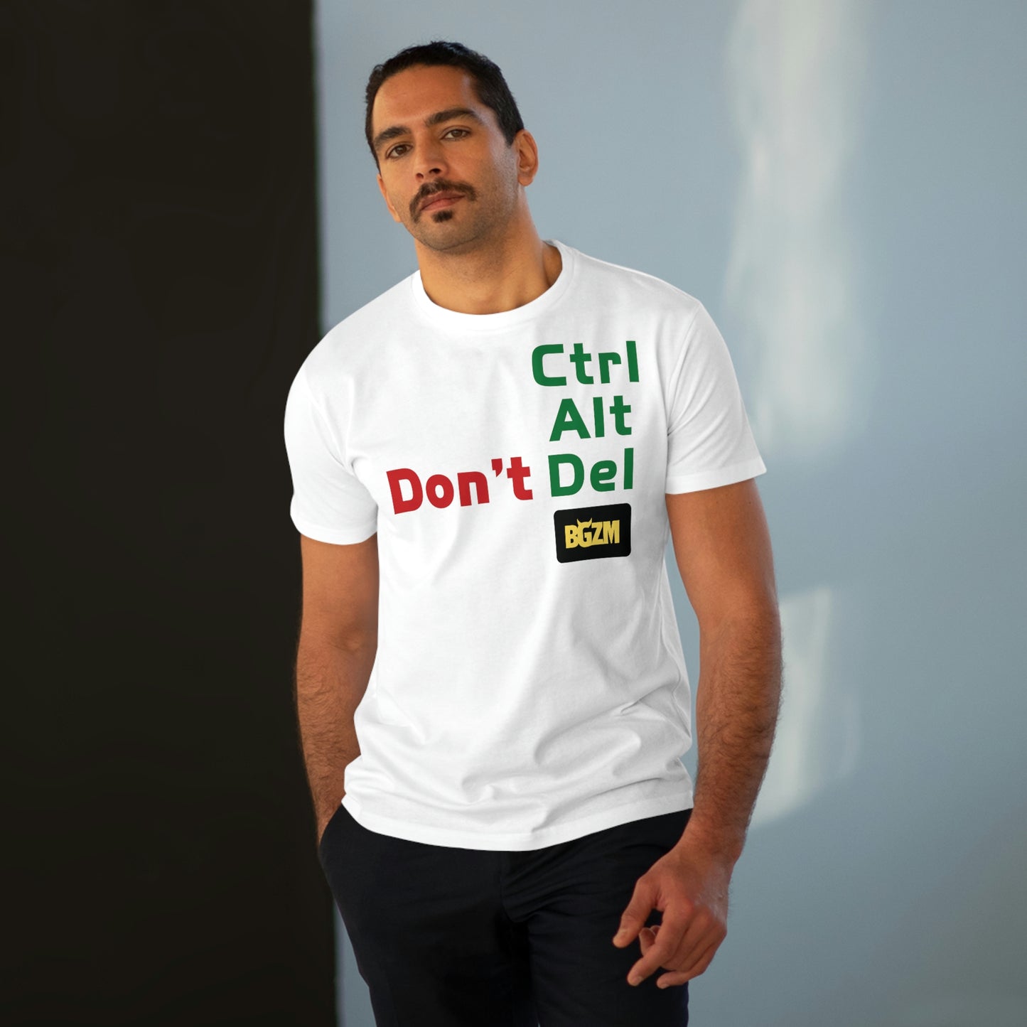 Men's Modern-fit ctrl alt don't delete  Tee