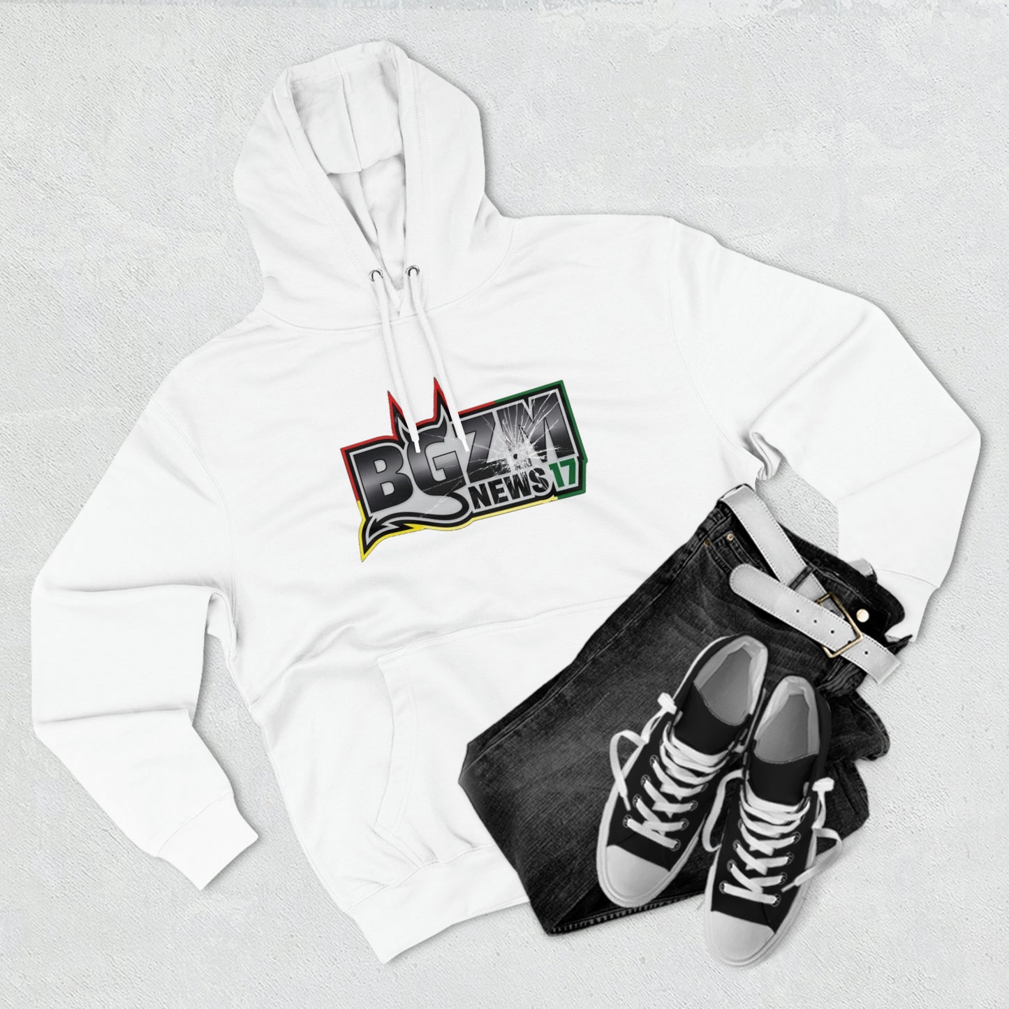 Unisex Premium BGZM NEWS 17 Pullover Hoodie