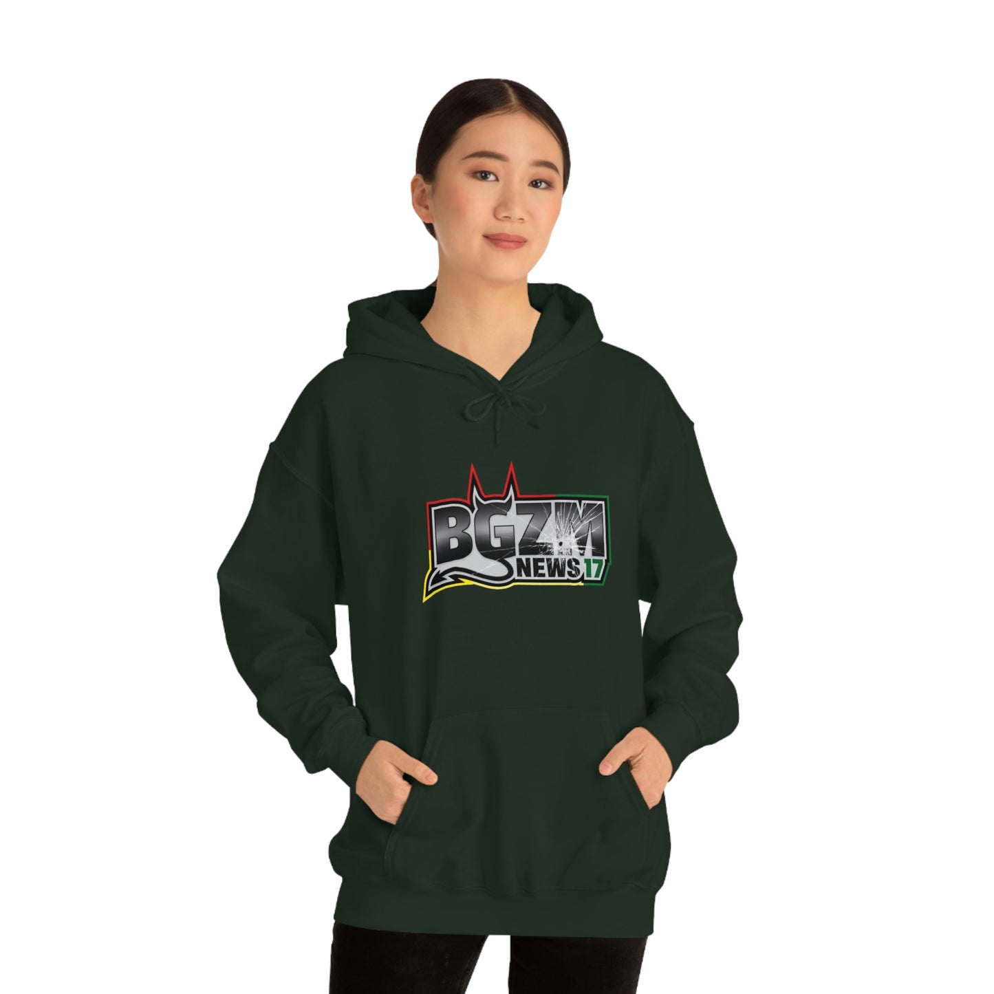 Unisex Heavy Blend™ BGZM NEWS 17 SHOT LOGO Hooded Sweatshirt