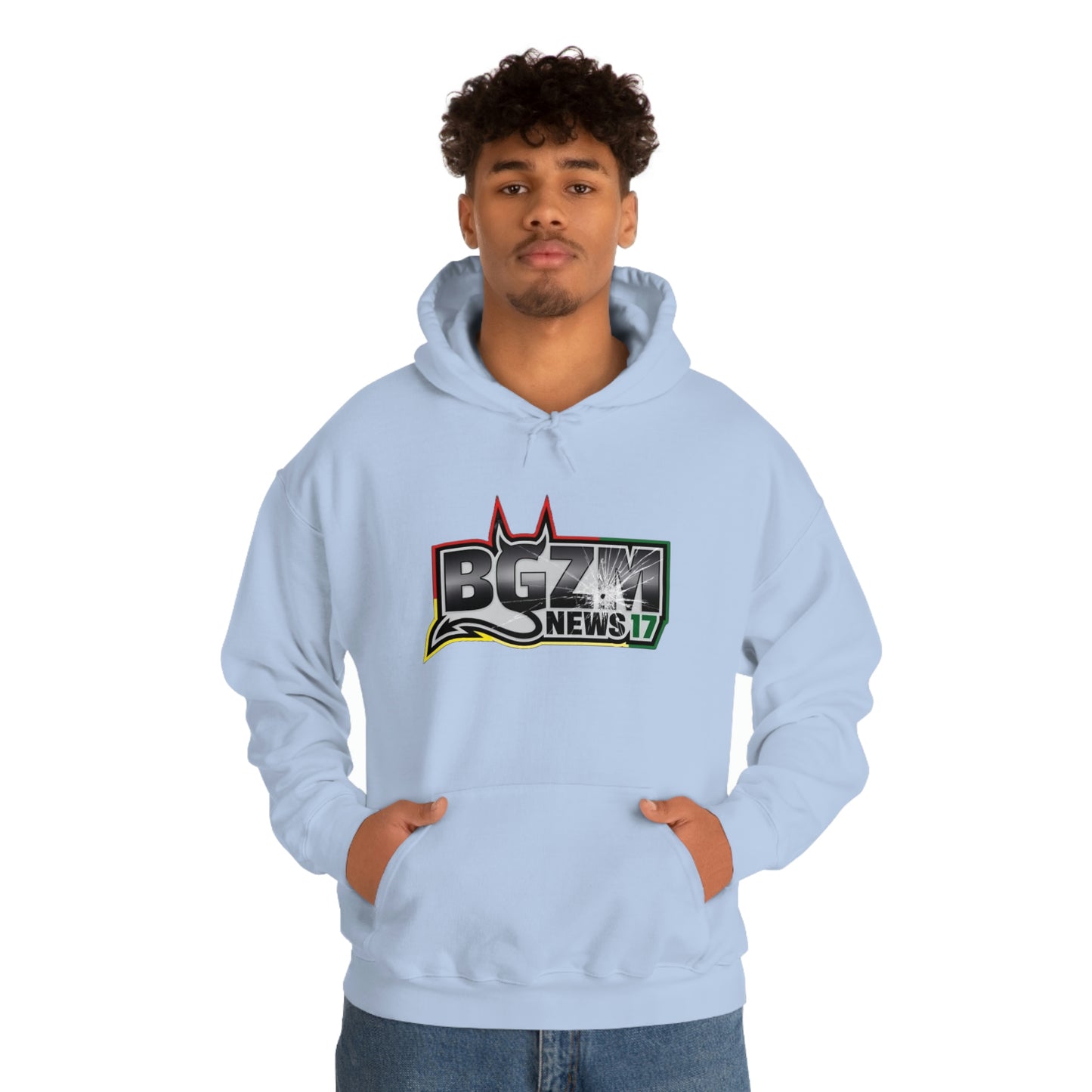 Unisex Heavy Blend™ BGZM NEWS 17 SHOT LOGO Hooded Sweatshirt