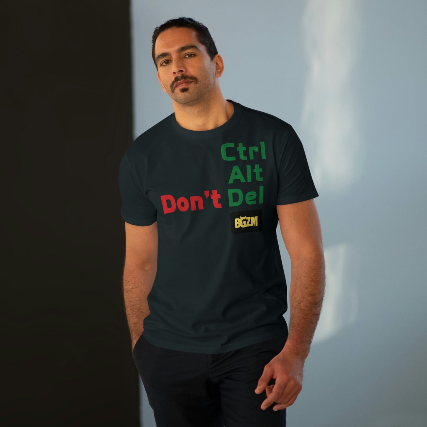 Men's Modern-fit ctrl alt don't delete  Tee