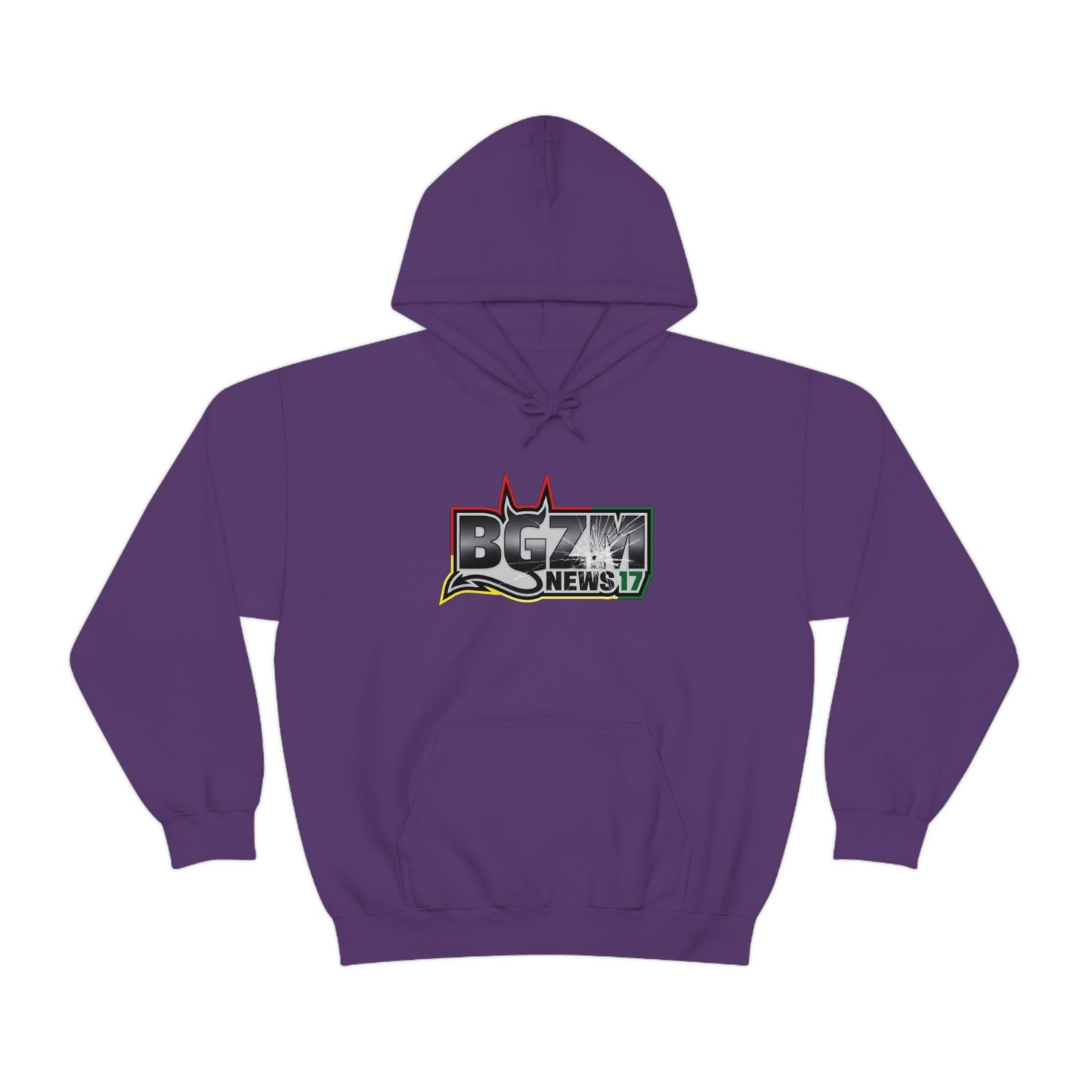 Unisex Heavy Blend™ BGZM NEWS 17 SHOT LOGO Hooded Sweatshirt