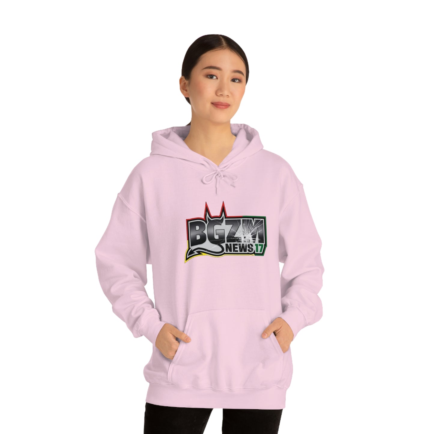 Unisex Heavy Blend™ BGZM NEWS 17 SHOT LOGO Hooded Sweatshirt