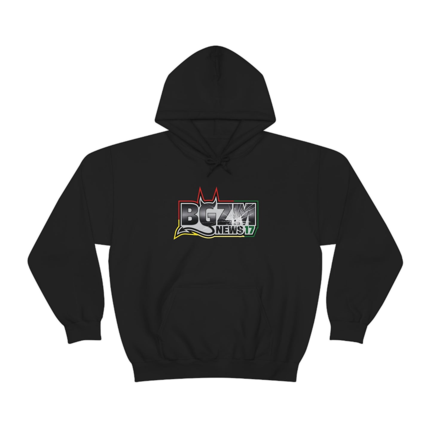 Unisex Heavy Blend™ BGZM NEWS 17 SHOT LOGO Hooded Sweatshirt