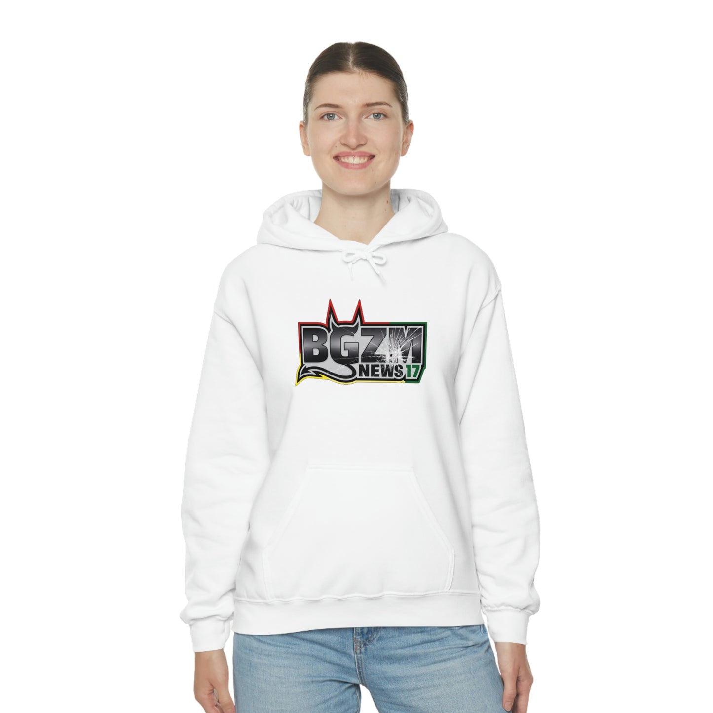 Unisex Heavy Blend™ BGZM NEWS 17 SHOT LOGO Hooded Sweatshirt
