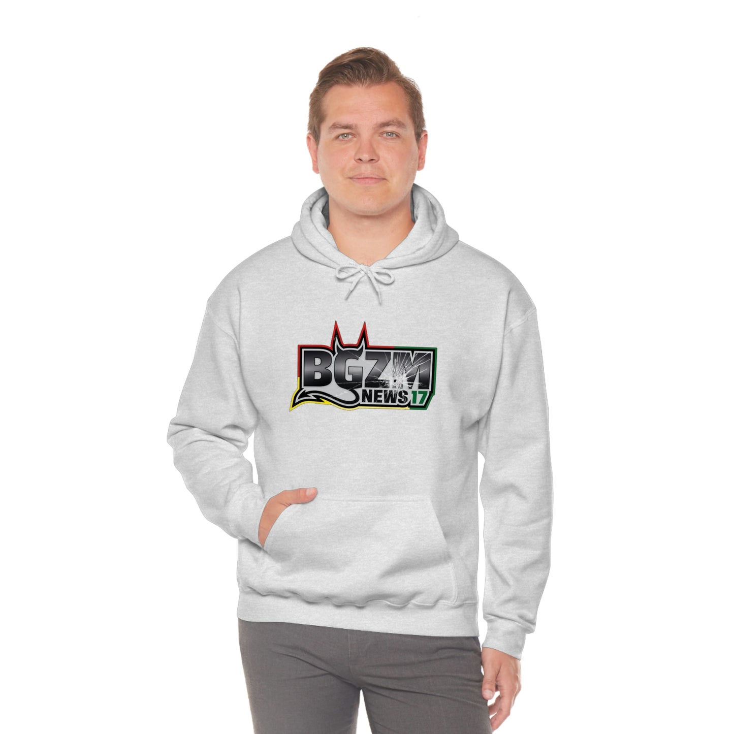 Unisex Heavy Blend™ BGZM NEWS 17 SHOT LOGO Hooded Sweatshirt